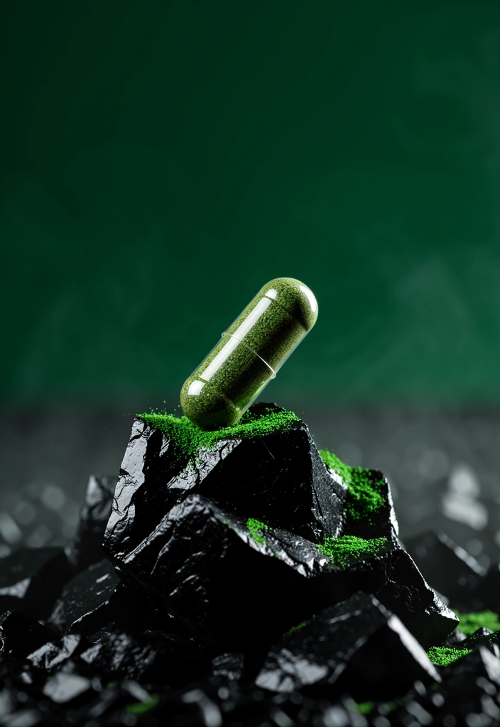 Macro view of supplement purity